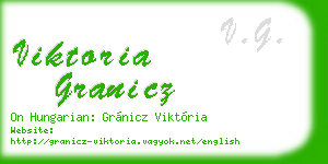 viktoria granicz business card