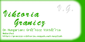 viktoria granicz business card